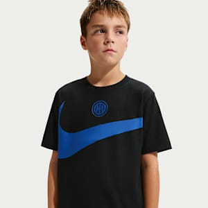 Inter Milan Swoosh Big Kids' Nike Soccer T-Shirt. Nike.com